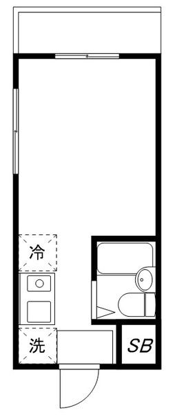 スカイコート後楽園第3の間取り