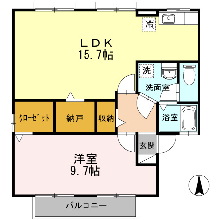 セジュールみそのの間取り