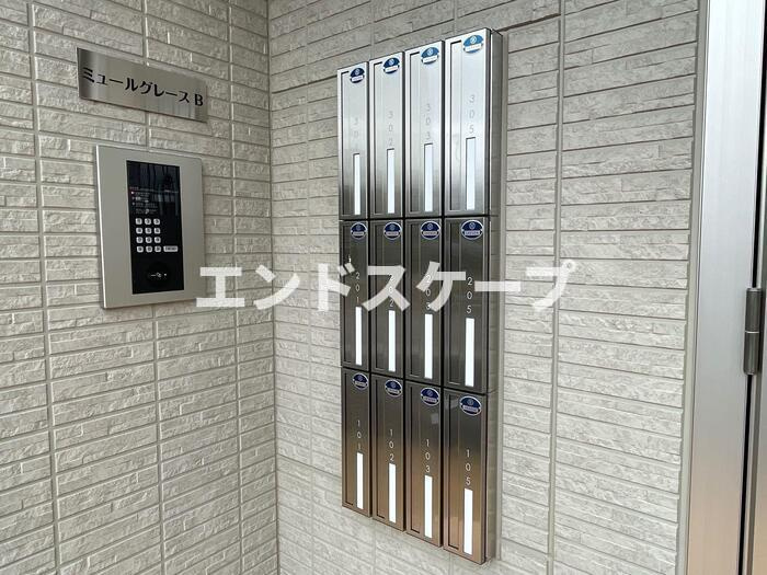 ミュールグレース　Ｂのエントランス|高崎、前橋エリアのお部屋探しはエンドスケープまで！お客様の理想お聞かせ下さい♪