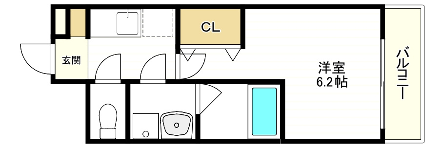ALEGRIA平野本町Ⅱの間取り