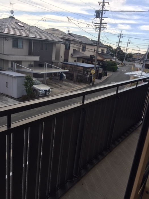 サンハイム一色　Dのバルコニー