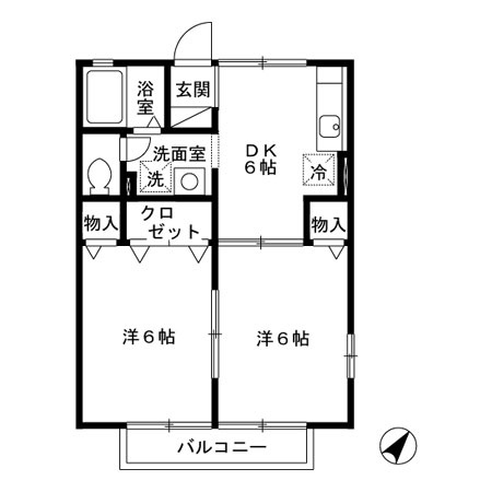 【間取り】 | シャルマンソレーユ