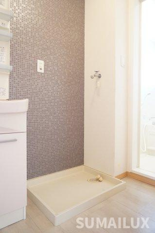 熊本市東区新南部３丁目のアパートの洗面所