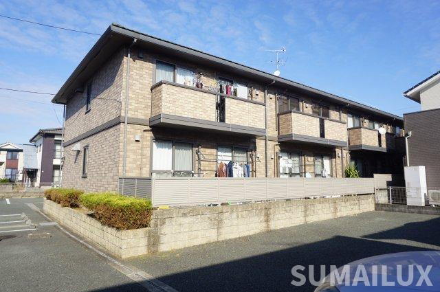 熊本市東区新南部３丁目のアパートの外観