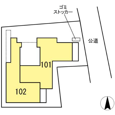 エクセリア滝野川の区画図