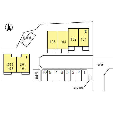 【区画図】 | ウィット　Ⅱ