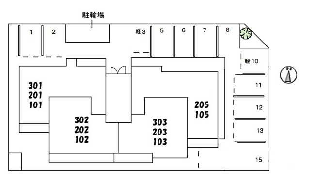 【区画図】 | シャーメゾン　パン　トロワ