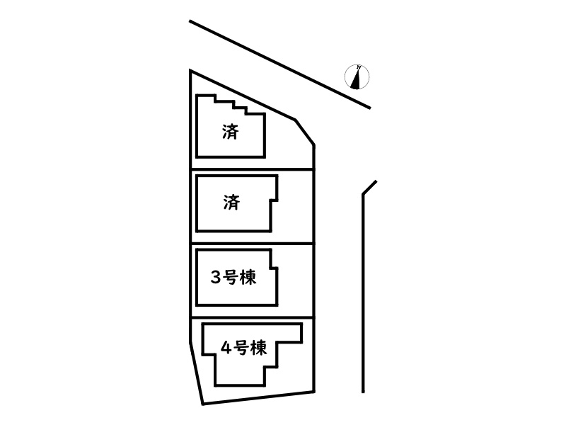 姫路市青山7期/新築戸建の区画図