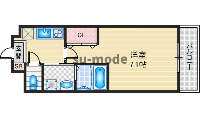 AILE南茨木の間取り