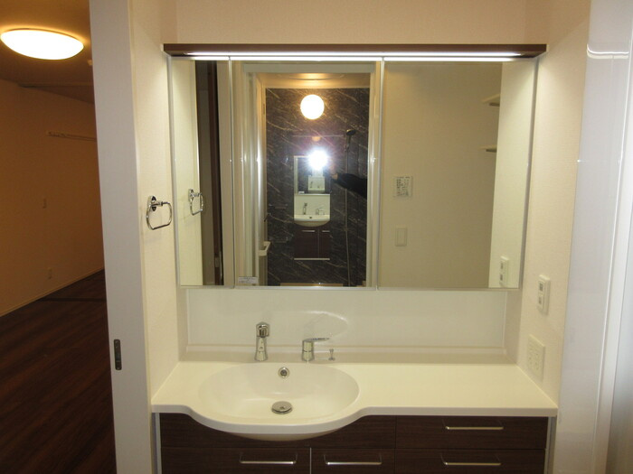 エクセリア高島平Ⅱの独立洗面台