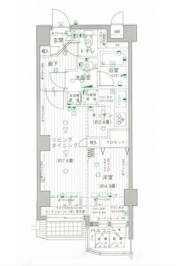 【間取り】 | スカーラ中野新井