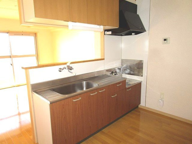 熊本市東区花立６丁目の賃貸マンションのキッチン