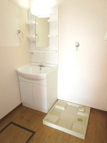 熊本市東区花立６丁目の賃貸マンションの洗面所