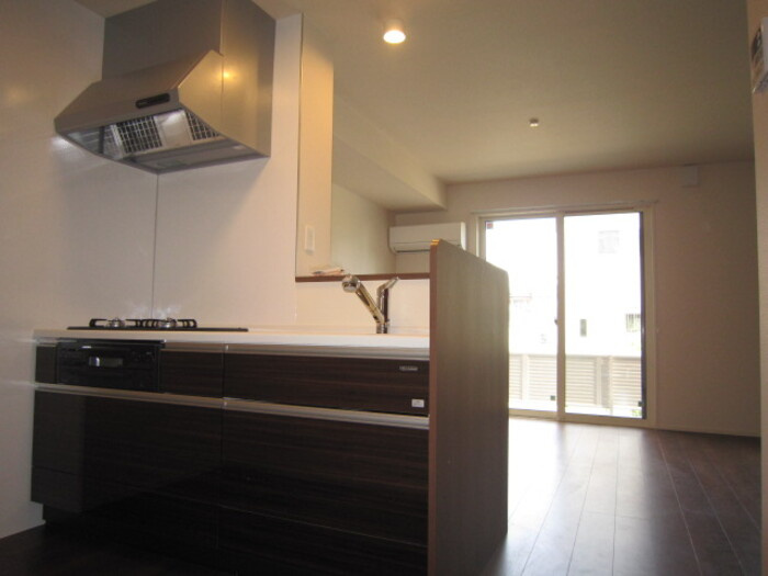 熊本市東区上南部２丁目のアパートのキッチン