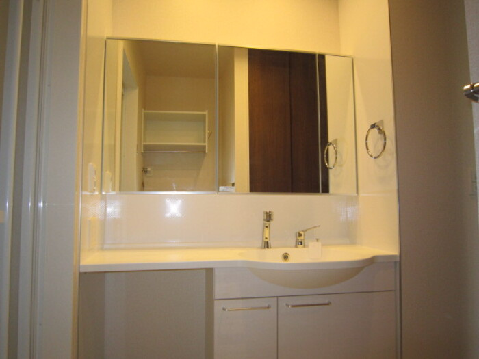 熊本市東区上南部２丁目のアパートの洗面所