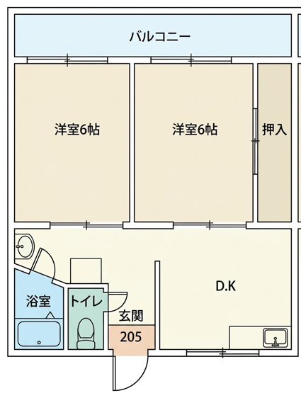 【間取り】 | シックス　マイル　ブリッジ