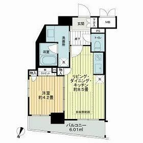 ライオンズクオーレ池袋ソシアの間取り