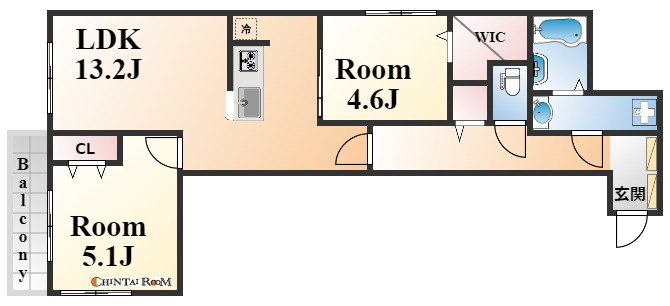 サンパティーク住吉の間取り