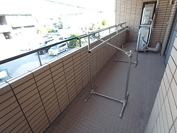 ベルレーブ本山のバルコニー