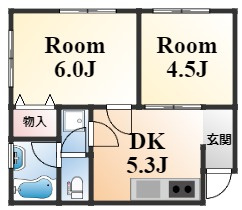 一王山マンションの間取り