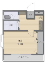 ハイツ西川の間取り
