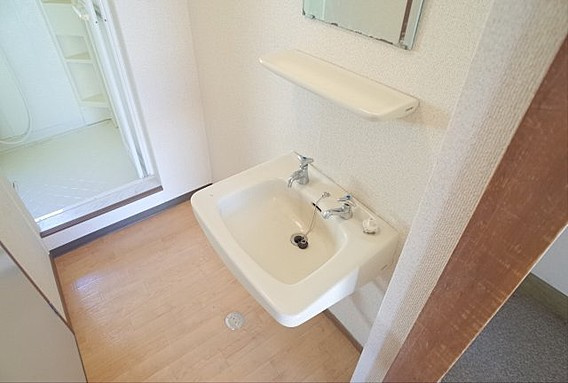 ハイツタケシの洗面所