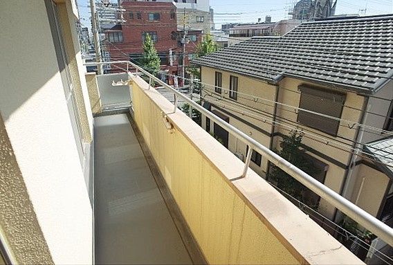 ハイツタケシのバルコニー