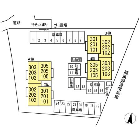 Forest Ａの区画図