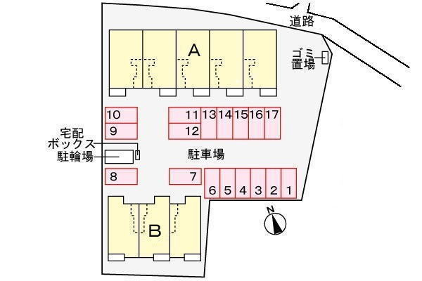 ロトンヌＡの駐車場|駐車場