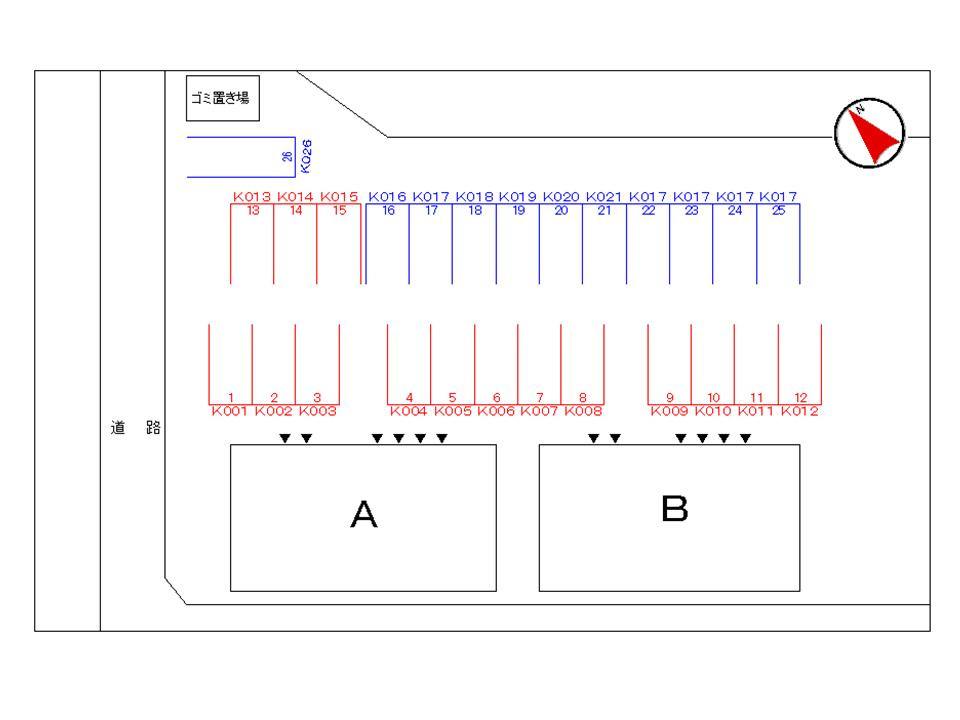 モダン・エディフィスⅠの駐車場|駐車場