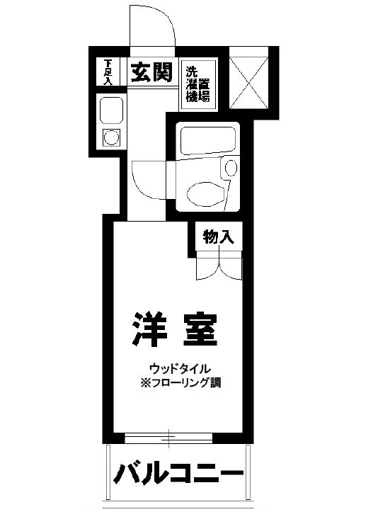 トップ明大前第三の間取り|間取りです。