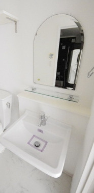 ルクレ高野台レジデンスの洗面所