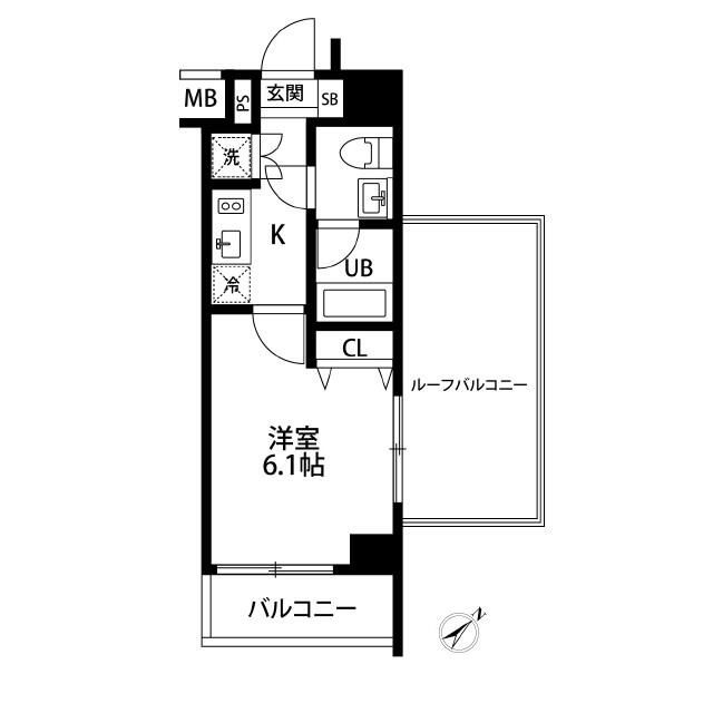 ルクレ高野台レジデンスの間取り