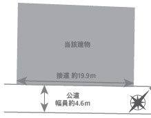 藤沢市鵠沼松が岡4丁目　中古戸建の区画図