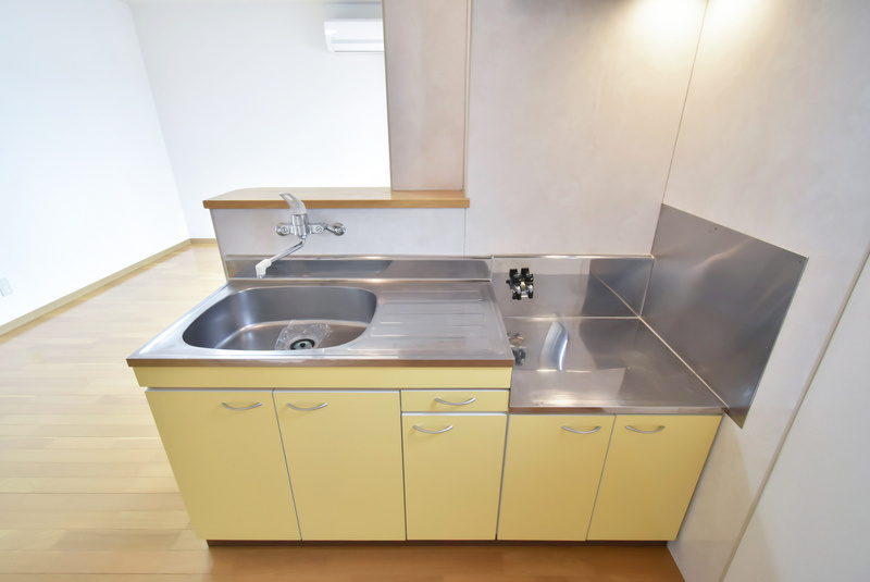 久留米市宮ノ陣４丁目のアパートのキッチン|きれいなキッチンです