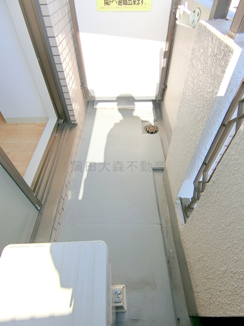 ジョイフル蒲田弐番館のバルコニー