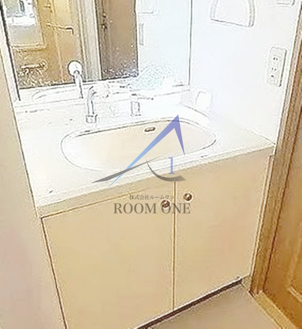 藤和シティホームズ新宿余丁町の洗面所|洗面台です。