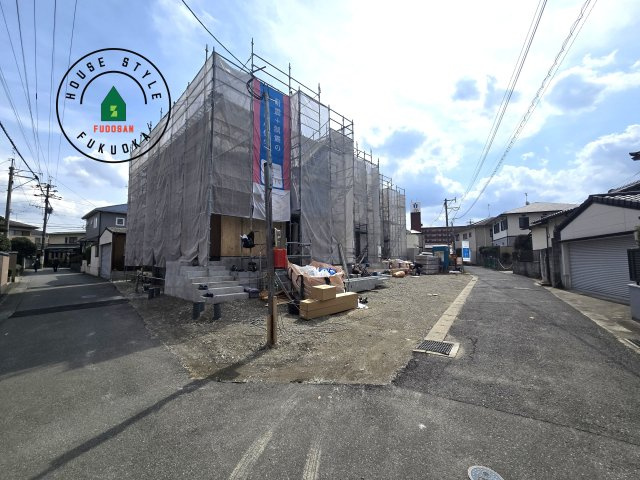 那珂川市今光8丁目第2-3棟（2号棟）の前面道路含む現地写真|見学の時間などお気軽にお問い合わせ下さい。