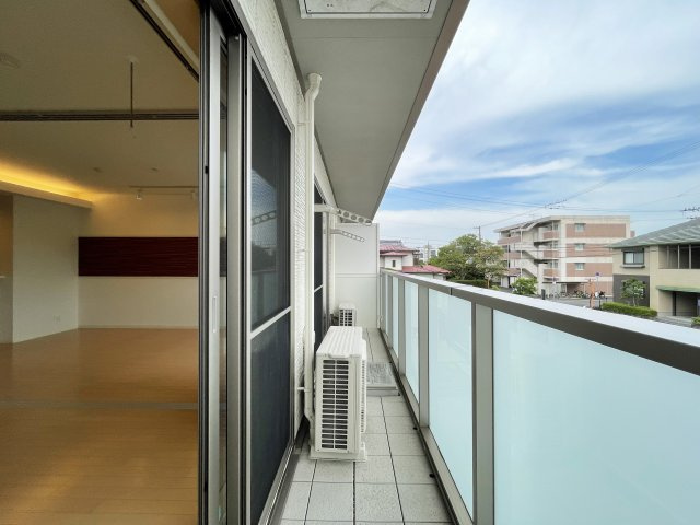 ベレオ一ツ橋のバルコニー