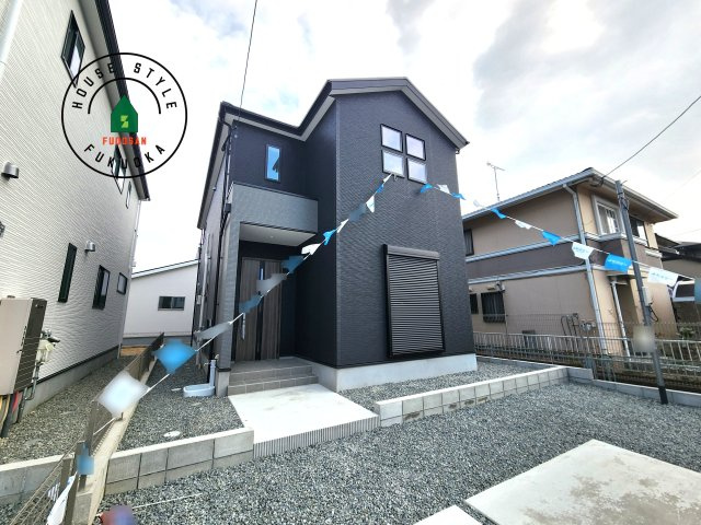 福岡市東区三苫2丁目第7-2棟(3号棟)の外観|デザイン性のある外観です。