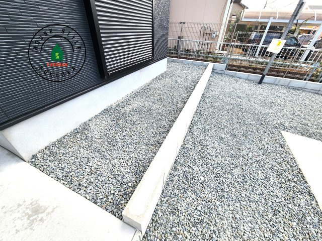 福岡市東区三苫2丁目第7-2棟(3号棟)の庭|お庭で自由な時間を過ごせます。