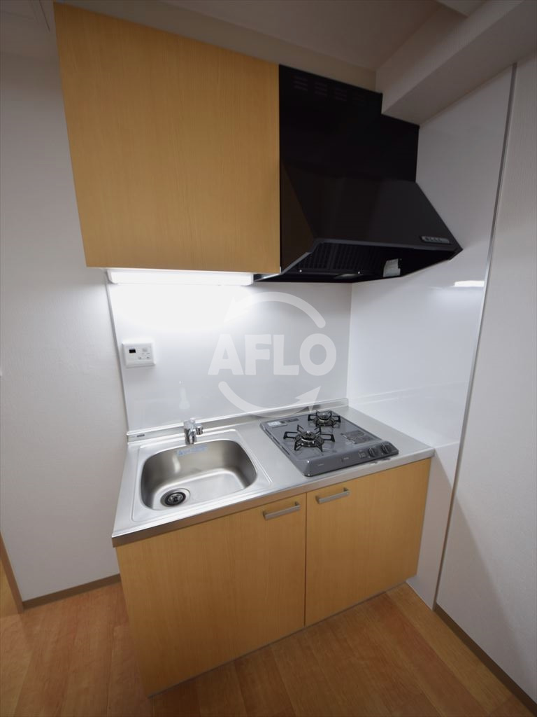 Parfect Life九条（旧グランエクラ九条）のキッチン|Perfect Life九条（旧グランエクラ九条）　２口ガスシステムキッチン