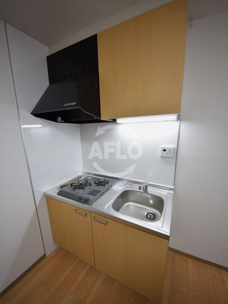 Parfect Life九条（旧グランエクラ九条）のキッチン|Perfect Life九条（旧グランエクラ九条）　２口ガスシステムキッチン