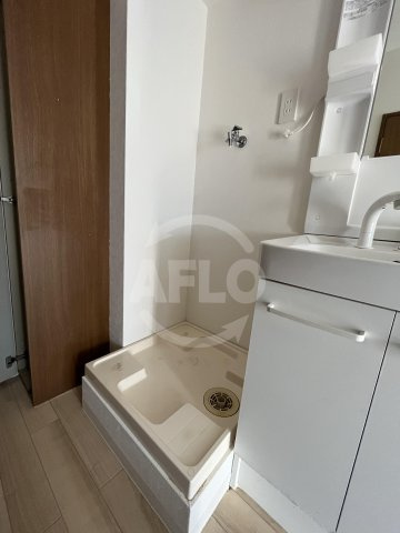 メゾンナカムラ北堀江の洗面所|メゾンナカムラ北堀江　室内洗濯機置き場