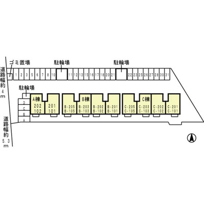 【区画図】 | セジュールS C棟