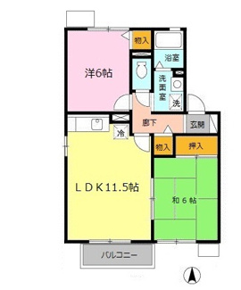 【間取り】 | セジュールS C棟