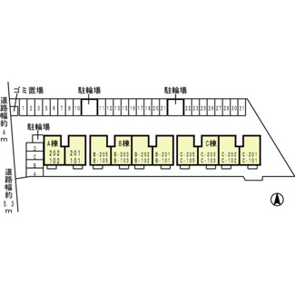 【区画図】 | セジュールS C棟