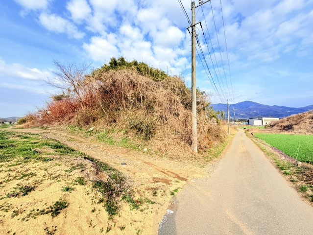 桜川市真壁町原方　売り土地の外観