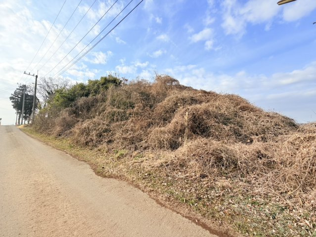 桜川市真壁町原方　売り土地の外観