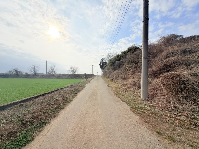 桜川市真壁町原方　売り土地の周辺